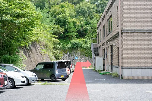 身体障害者用駐車場 案内2